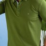 04 camisa masculina polo manga curta piquet verde