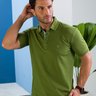 05 camisa masculina polo manga curta piquet verde