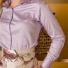 camisa feminina baumgarten lilas