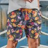 shorts de banho masculino estampado frutas baumgarten