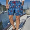 shorts de banho amsculino baumgarten navy frente proximada
