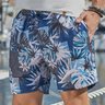 shorts de banho estampa azul baumgarten frente