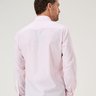 07 camisa masculina manga longa elegance algodao egipcio mini xadrez rosa