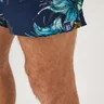 05 shorts de banho masculino azul marinho floral
