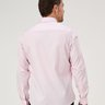 06 camisa masculina manga longa elegance rosa claro algodao pima