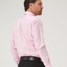 16 camisa masculina manga longa elegance lisa rosa claro