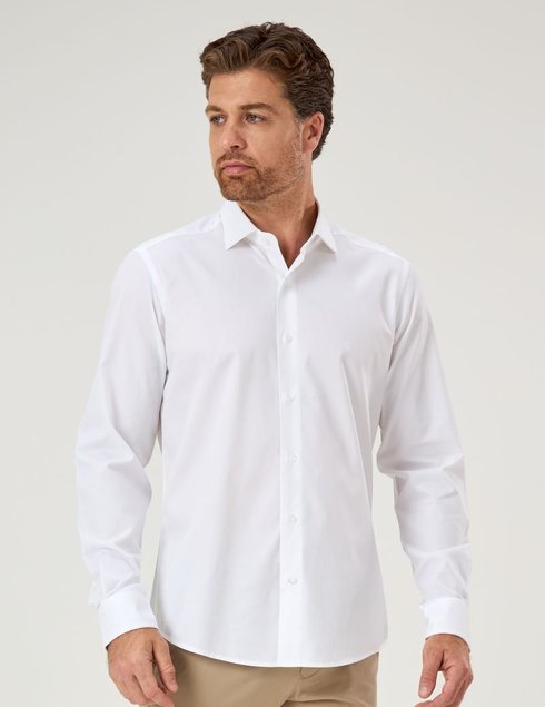 08 camisa masculina manga longa elegance algodao pima maquinetado branco