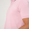 15 camisa masculina polo manga curta piquet rosa claro