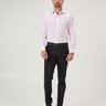camisa masculina baumgarten premium rosa claro frente