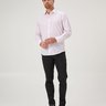 camisa masculina baumgarten premium rosa claro