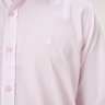 camisa masculina baumgarten premium rosa claro logomarca