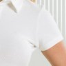 04 camisa polo feminina manga curta texturizada off white