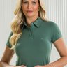02 camisa polo feminina manga curta verde