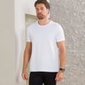 04 camiseta masculina manga curta texturizada branca
