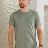 03 camiseta masculina manga curta suedine gold d verde oliva