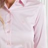 camisa woman rosa claro algodao pima tecido
