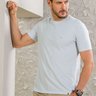 07 camiseta masculina manga curta malha texturizada azul claro