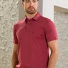 05 camisa masculina polo manga curta suedine gold d carmim