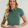08 camisa polo feminina manga curta azul claro