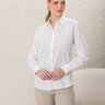 09 camisa woman comfy manga longa lisa branca