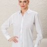 10 camisa woman comfy manga longa lisa branca