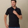 08 camisa masculina polo manga curta suedine gold d preta