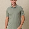 08 camisa masculina polo manga curta suedine gold d verde oliva
