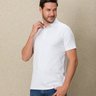 07 camisa masculina polo manga curta suedine gold d branca