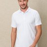 08 camisa masculina polo manga curta suedine gold d branca