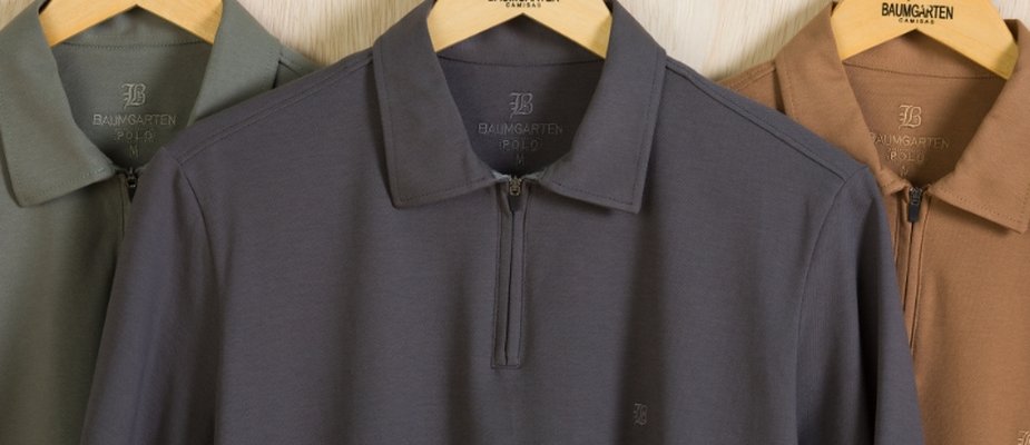 A Modelagem mais moderna: Polo com zíper