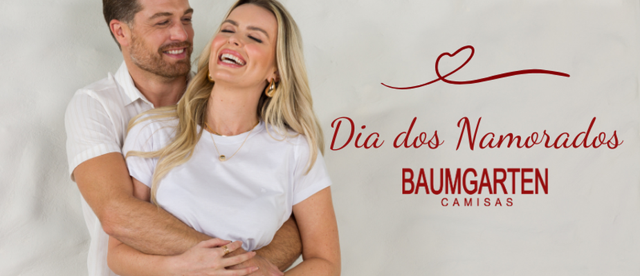 Encontre a camisa perfeita para ele e para ela com a Baumgarten Camisas Encontre a camisa perfeita para ele e para ela com a Baumgarten Camisas