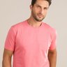 09 camiseta masculina manga curta basica rosa salmao