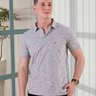 06 camisa masculina polo manga curta piquet mescla