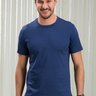03 camiseta masculina manga curta algodao pima lisa azul marinho