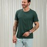 05 camiseta masculina manga curta algodao pima lisa verde