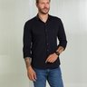 camisa masculina bgt malha preta