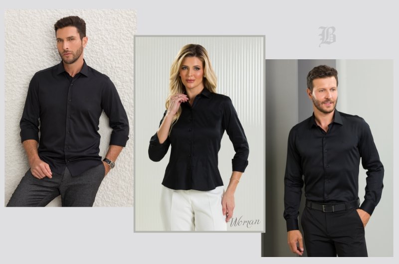 camisa preta