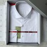 01 camisa masculina manga longa elegance slim viscose de bambu maquinetado branco