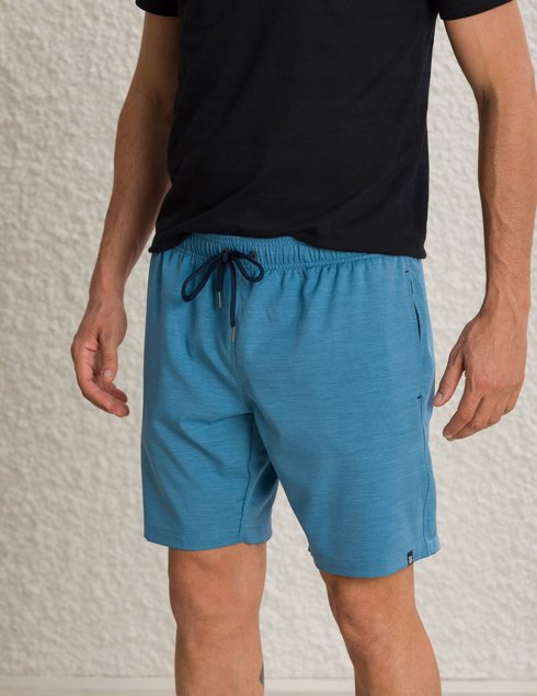 shorts de banho masculino azul petroleo baumgarten