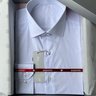 10 camisa masculina manga longa elegance slim lisa branca