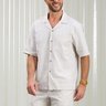 02 camisa masculina manga curta bgt ampla relaxed fit off white