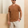 camiseta masculina suedine gold marrom d