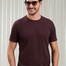 camiseta masculina baumgarten texturizada vinho 1
