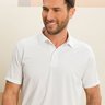 camisa masculina polo ultra stretch branca frente1