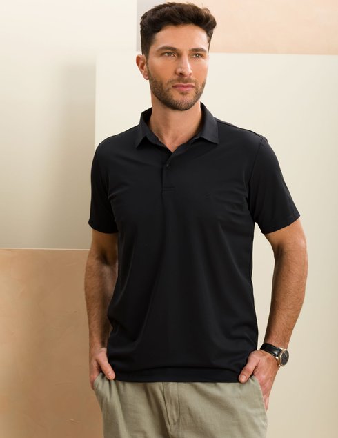 06 camisa masculina polo manga curta ultra stretch