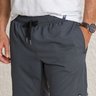 shorts de banho baumgarten chumbo masculino