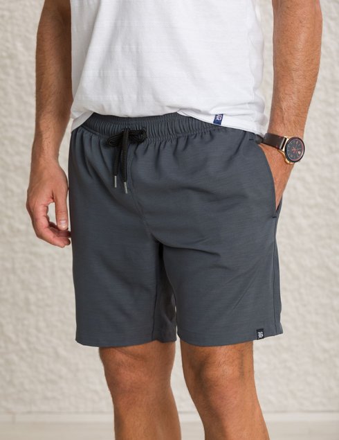 shorts de banho baumgarten chumbo