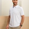 15 camisa masculina polo manga curta piquet branca
