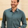 camisa social masculina verde viscose verde