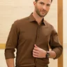 camisa masculina marrom baumgarten2